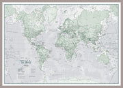 WM01227_S_PINAL - The World Is Art - Wall Map Rustic