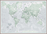 WM01227_L_LBDAL - The World Is Art - Wall Map Rustic
