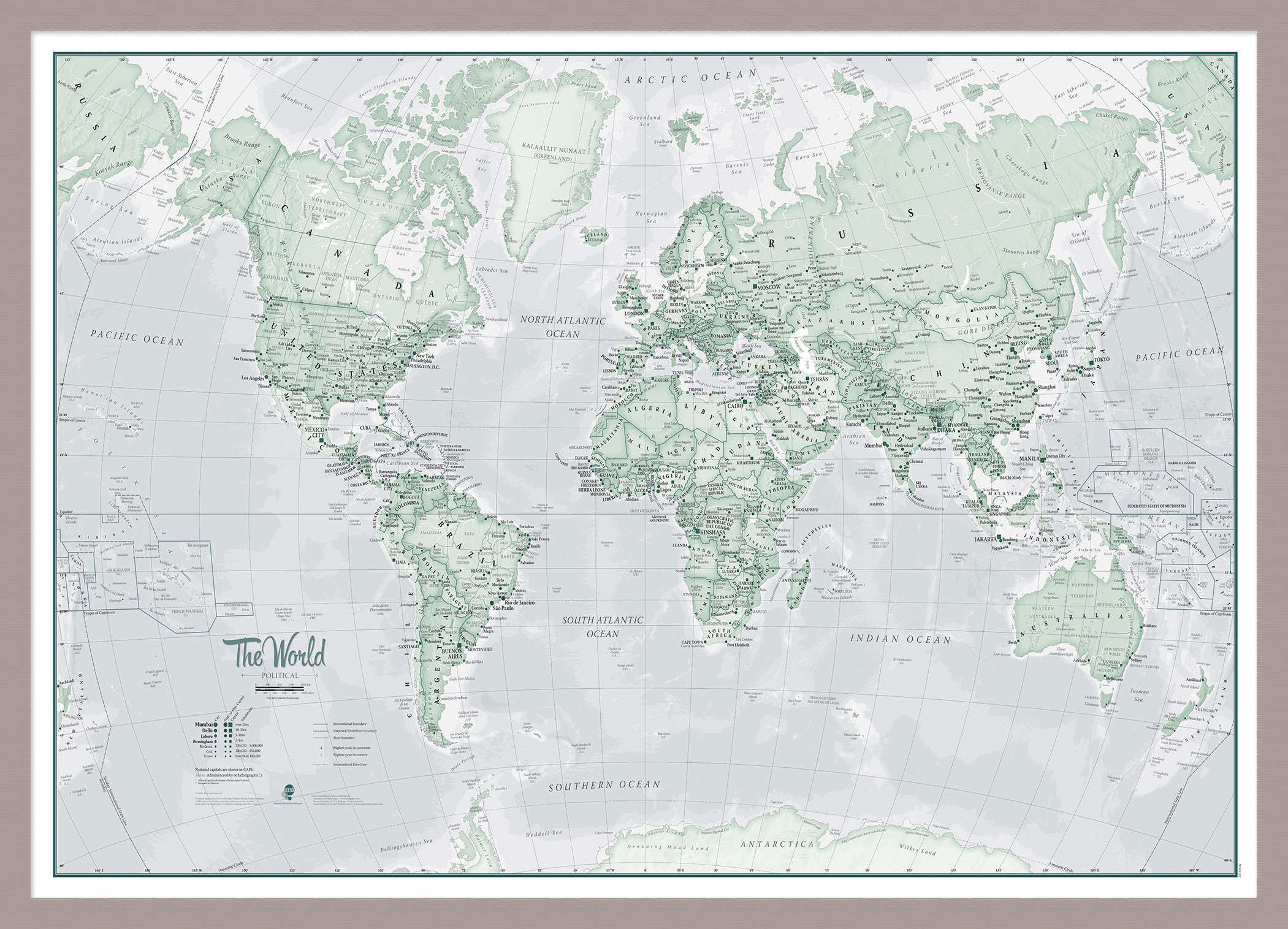 WM01227_M_MGFAL - The World Is Art - Wall Map Rustic