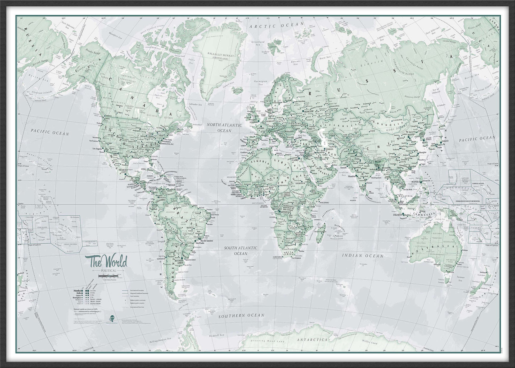 WM01227_L_LBWBL - The World Is Art - Wall Map Rustic