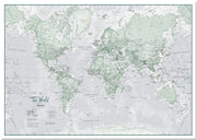 WM01227_H_LMBRD - The World Is Art - Wall Map Rustic