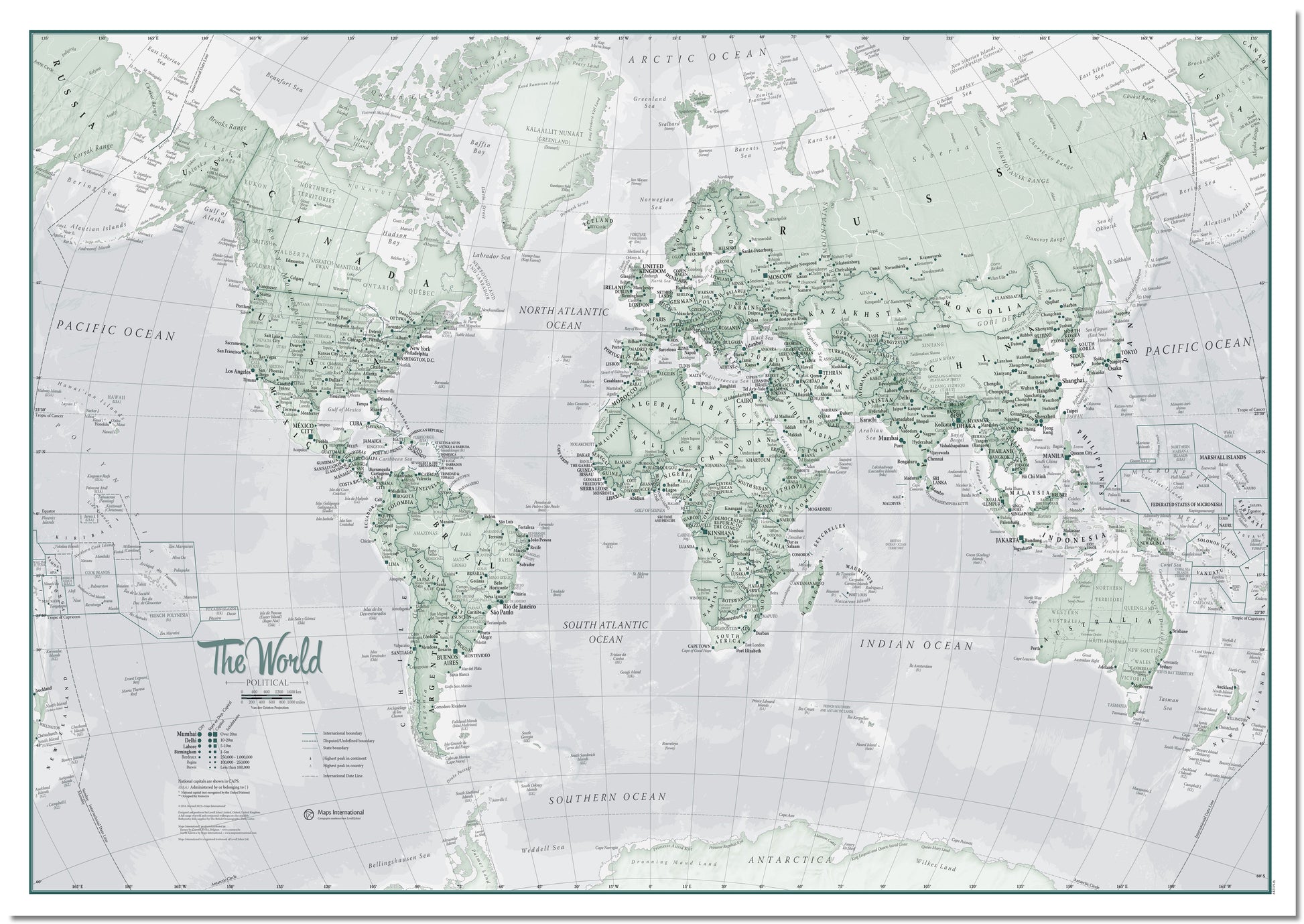 WM01227_L_LMBRD - The World Is Art - Wall Map Rustic