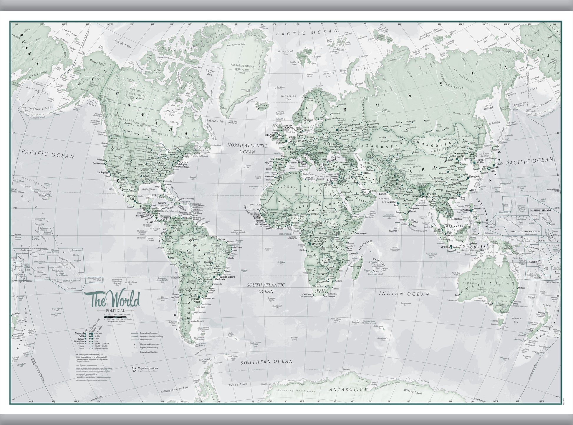 WM01227_S_LAMHB - The World Is Art - Wall Map Rustic