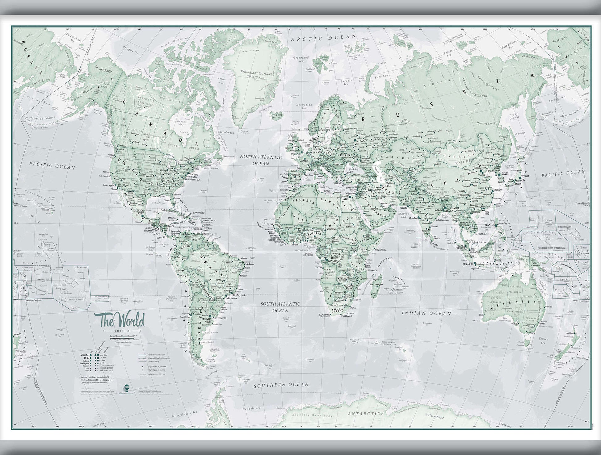 WM01227_M_CANHB - The World Is Art - Wall Map Rustic