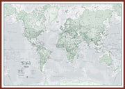 WM01227_L_LBDOK - The World Is Art - Wall Map Rustic