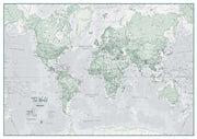 WM01227_S_CANRL - The World Is Art - Wall Map Rustic