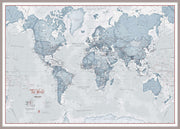 WM01225_H_LBDAL - The World Is Art - Wall Map Teal