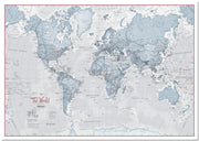 WM01225_L_LMBRD - The World Is Art - Wall Map Teal