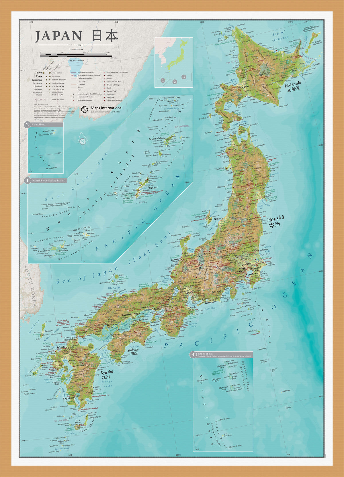 CM01700_S_BWOAK - Travel Wall Map of Japan