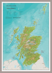 UK01736_S_PINAL - Travel Wall Map of Scotland