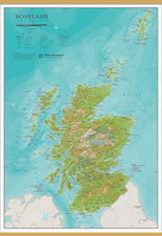 UK01736_M_CWDHB - Travel Wall Map of Scotland