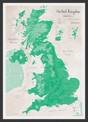 UK01673_3_WDBLA - UK as Art Map - Shamrock