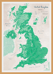 UK01673_3_WDOAK - UK as Art Map - Shamrock