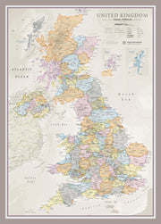 UK01636_M_PINAL - UK Classic Wall Map