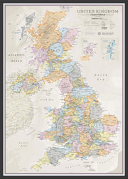UK01636_L_WDBLA - UK Classic Wall Map