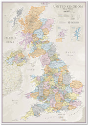 UK01636_L_LMBRD - UK Classic Wall Map