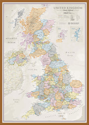 UK01636_L_WDTEA - UK Classic Wall Map