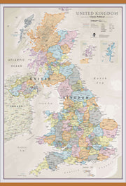 UK01636_L_CWDHB - UK Classic Wall Map