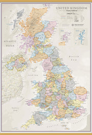 UK01636_L_LWDHB - UK Classic Wall Map