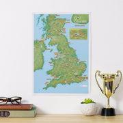 UK01619_3_SILKP - Scratch Off UK Golf Courses Print