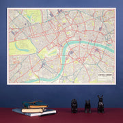 UK01751_S_LAMIN - Vintage Map of London Poster