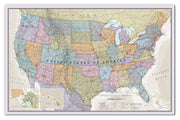 CM01635_M_CANVA - USA Classic Wall Map