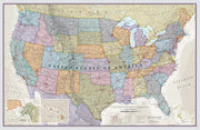 CM01635_M_PAPER - USA Classic Wall Map