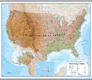 CM00022_H_LAMHB - USA Wall Map Physical