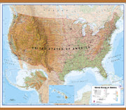 CM00022_L_CWDHB - USA Wall Map Physical