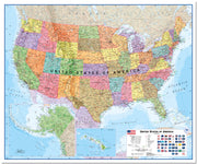 CM00021_H_LMBRD - USA Wall Map Political