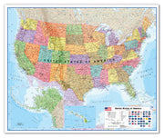 CM00021_L_CANVA - USA Wall Map Political