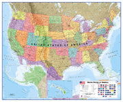 CM00021_L_CANRL - USA Wall Map Political