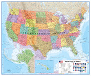 CM00021_L_LAMIN - USA Wall Map Political