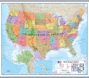 CM00021_H_LAMHB - USA Wall Map Political