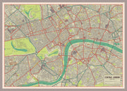 UK01751_S_PINAL - Vintage Map of London Poster