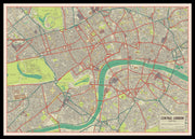 UK01751_S_PINBL - Vintage Map of London Poster