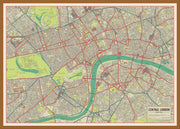UK01751_L_WDTEA - Vintage Map of London Poster
