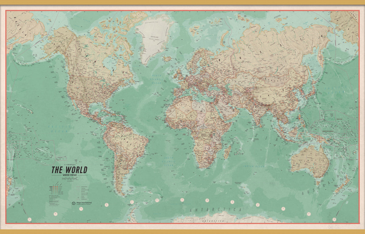 WM01752_S_LWDHB - Small Vintage World Map Poster