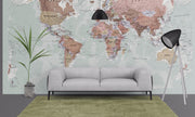 WP00816_X_WPSAM - Executive World Map Wallpaper