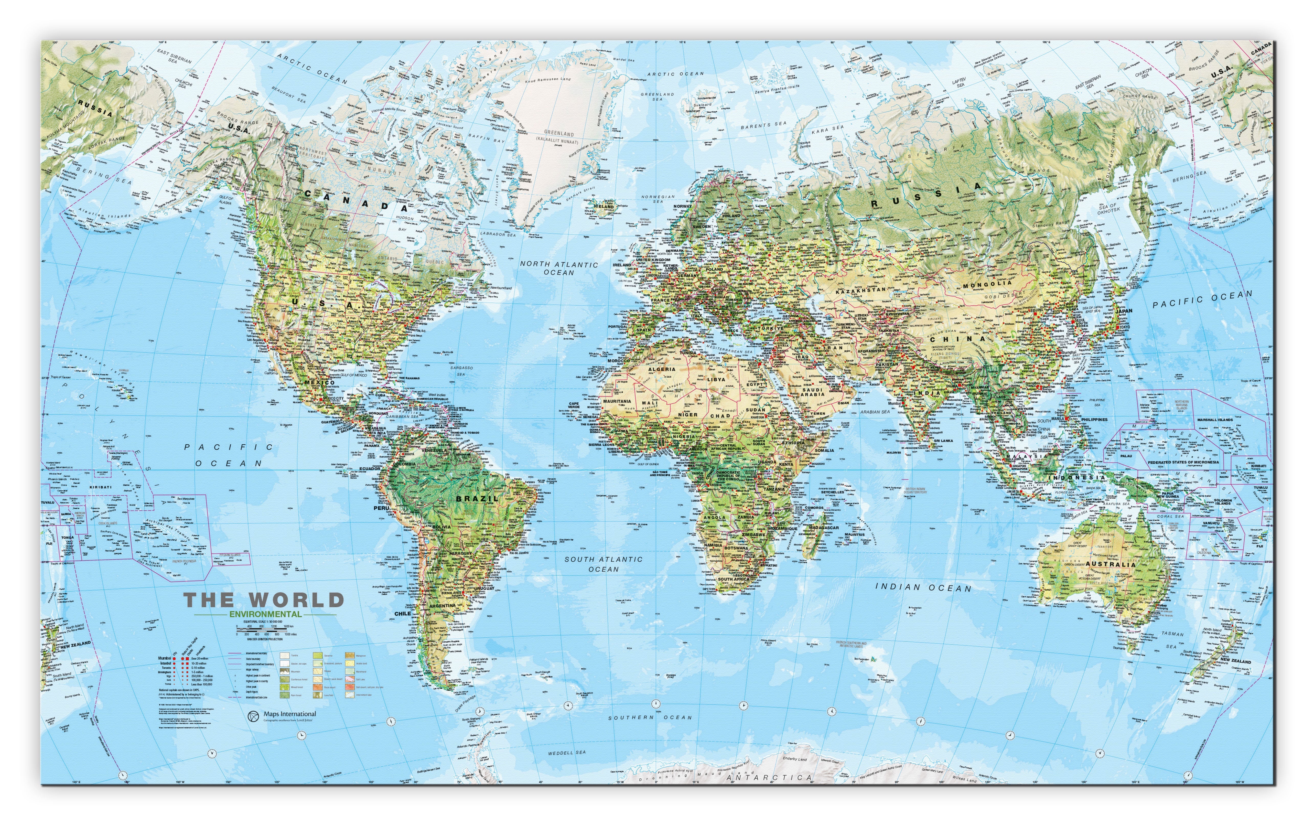 WM00008_H_CANVA - World Wall Map Environmental
