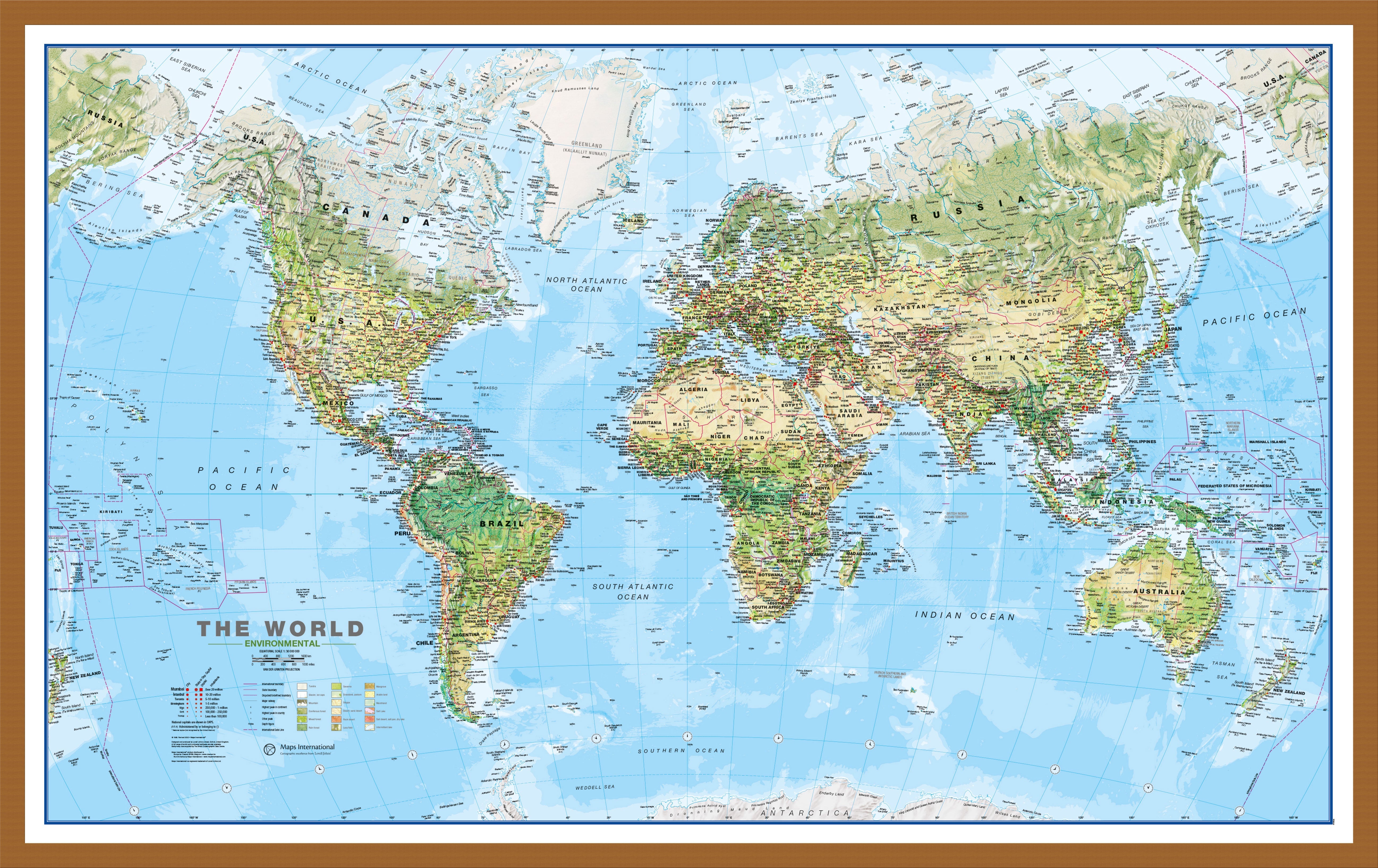 WM00008_H_LBDOK - World Wall Map Environmental