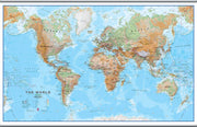 WM00912_H_CANHB - Topographic Map of the World