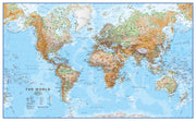 WM00912_L_PAPER - Topographic Map of the World