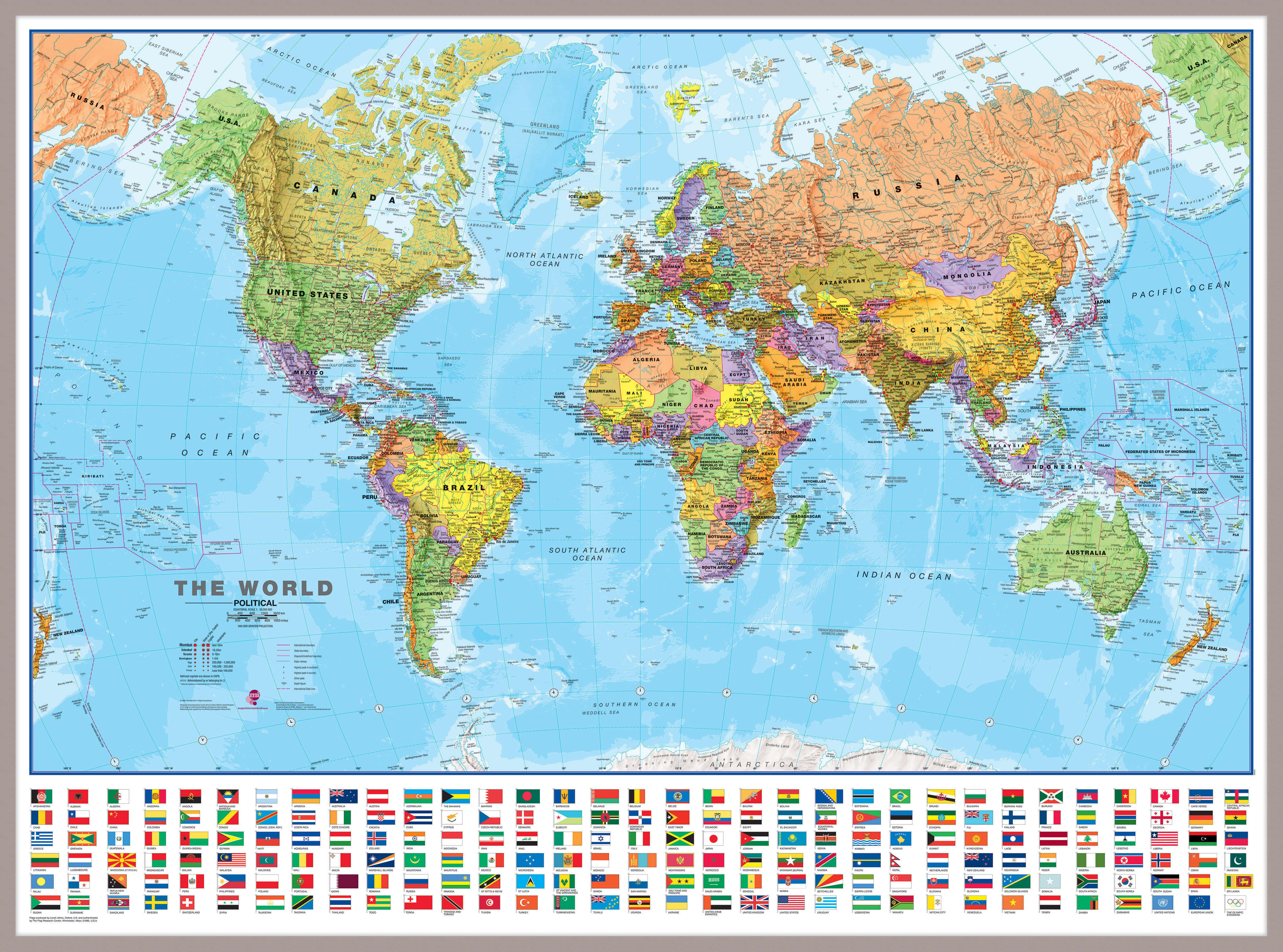 WM00002_L_MGFAL - Political World Map with country flags