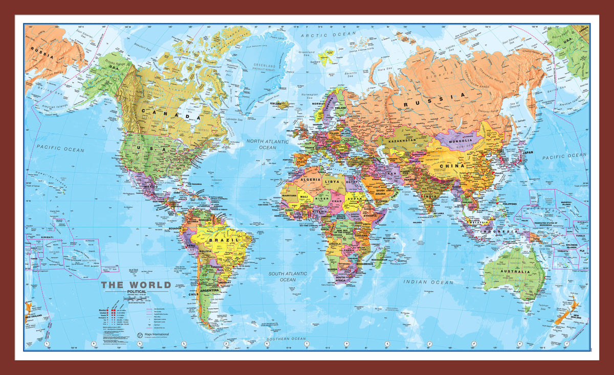 WM00001_M_PINOK - World Political Map