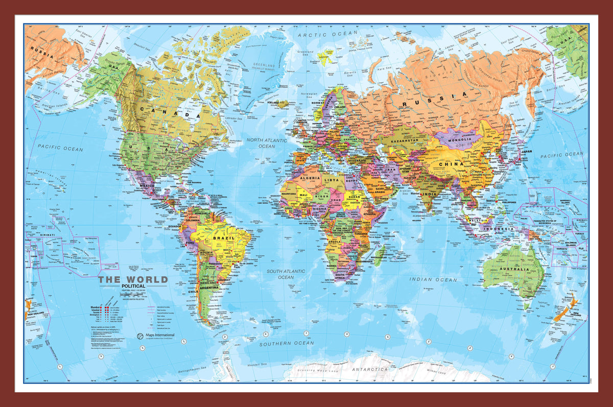 WM00001_S_PINOK - World Political Map