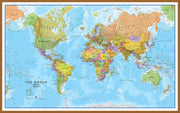 WM00001_L_LBWTE - World Political Map