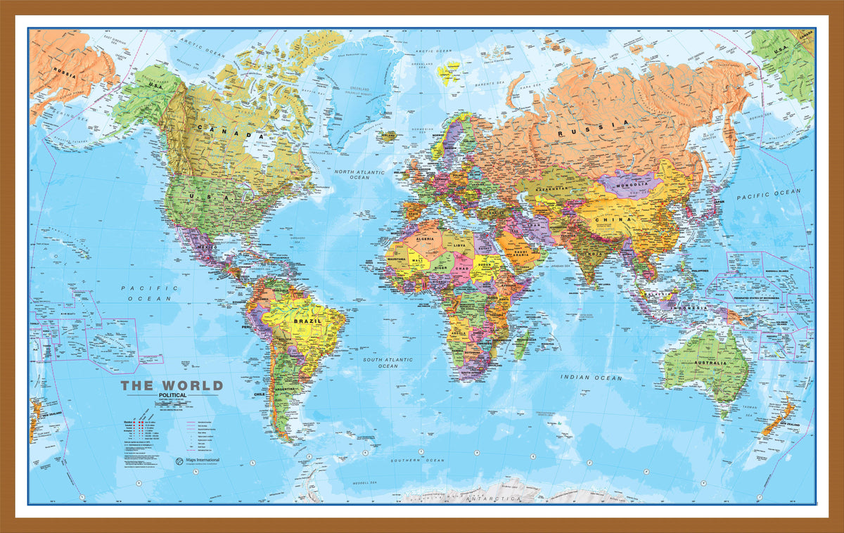 WM00001_L_LBDOK - World Political Map