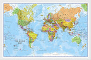 WM00001_S_WDWHI - World Political Map