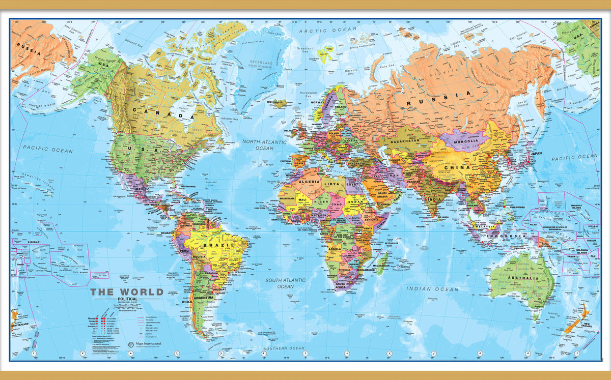 WM00001_M_CWDHB - World Political Map